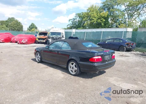 2001 Mercedes-Benz Clk 430 from USA, damaged, VIN WDBLK70G11T084244